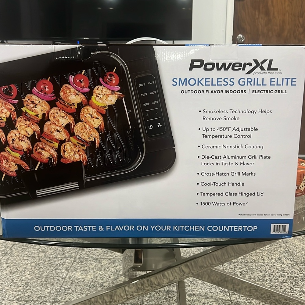 smokeless indoor grill